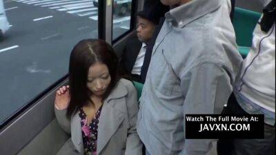 Asian girl is getting fucked in the bus - sunporno.com