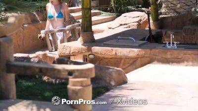 Poolside Fucking With Freckled Red Head - sunporno.com
