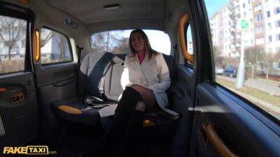 Hot Eastern Euro Brunette Babe Kitana Lure mounts Her Cab Driver - sunporno.com