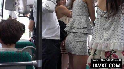 Horny Asian Babe Pounding on The Bus - asian - sunporno.com - Japan