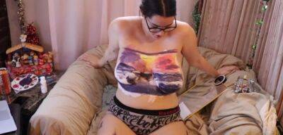 Chubby NSFW Body Painting With Bob Ross - theyarehuge.com