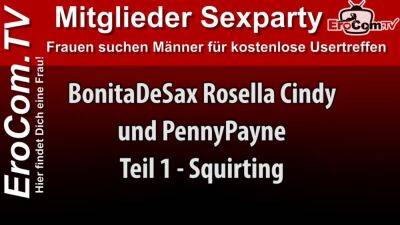 German Extreme Squirting Gangbang party Rosella extrem - sunporno.com - Germany