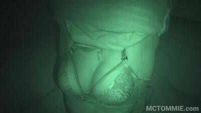 Unique, homemade, night vision sex video with latina Jimena Lago - pornoxo.com