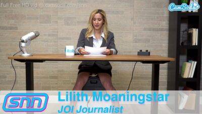 JOI reporter Lilith Moaningstar masturbating - pornoxo.com