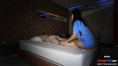 Happy end is a must for a Thai massage from this Asian teen - sunporno.com - Thailand