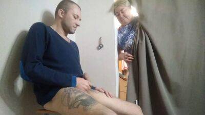 the saleswoman helps to masturbate in the fitting room - sunporno.com - Russia