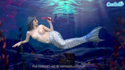 Camsoda - Masturbating mermaid get legs and pussy - pornoxo.com
