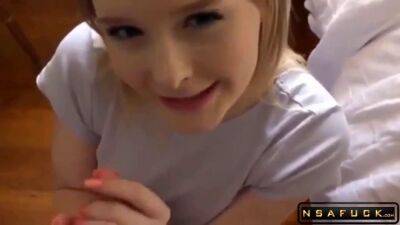 Horny Petite Teen Having Orgasm with her Landlord to skip paying her house Rent - sunporno.com - Germany - Canada - Britain - Usa - Sweden - Norway