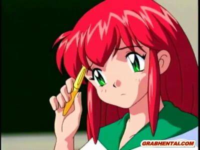 Redhead hentai girl caught and poked all hole by tentacles cock - sunporno.com