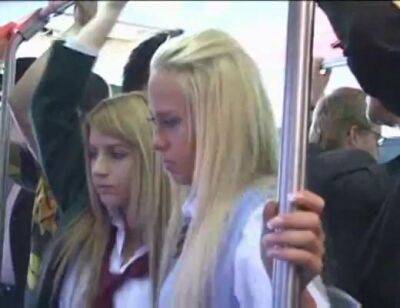 Schoolgirls Fucked Hard on Bus - sunporno.com