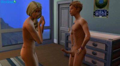The Stepmother and her Nineteen Year old Stepson Played with each other for a while (Sims 4 Version) - sunporno.com