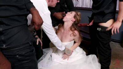 Nova - Young bride Ella Nova gets gangbang fucked hard - sunporno.com