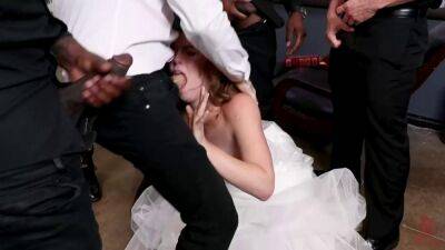 Nova - Young bride Ella Nova gets gangbang fucked hard - sunporno.com