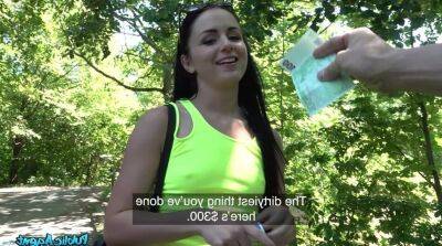 Bright Young Babe Creampied Outside - sunporno.com - Hungary