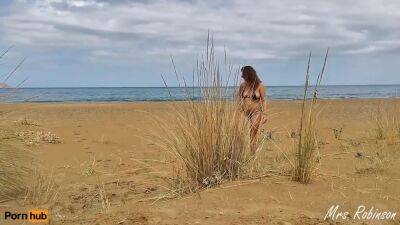 Exhibitionist Wife Fucks on Beach for passers-by to see - sunporno.com