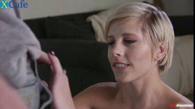 Short haired sexual freak Makenna Blue has a talent for more than looking sexy - sunporno.com