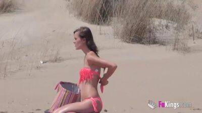 Shameless Naked Spanish Couples Copulate On Wild Beach - sunporno.com - Spain