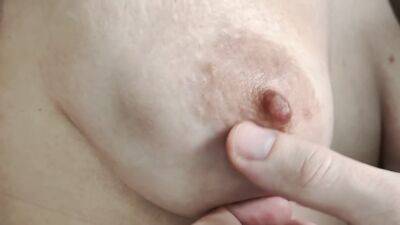Closeup saggy tits with stretch marks - sunporno.com