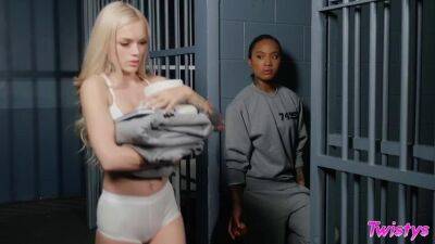 Very hot interracial fantasy lesbian nookie in the prison! - sunporno.com