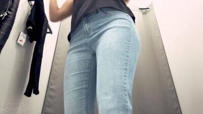 Fitting Room, Dirtying Store's Pants, Leaving Panties. - sunporno.com - Usa