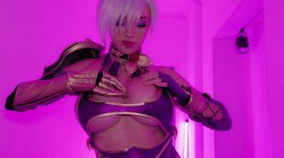 Gorgeous Ivy Valentine from Soulcalibur Uses All Her Body-parts To Conquer a Strong Cock - sunporno.com