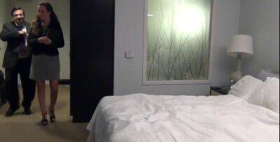 Fat ugly old man fuck a young beauty in a hotel room - sunporno.com