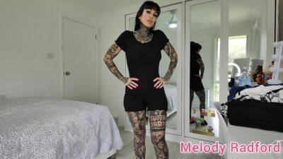 Sheer Black Lingerie and gym tights try on Haul Melody Radford Onlyfans - sunporno.com